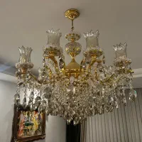 دوعدد لوستر یه عدد ساعت ویک میز زیر تلوزیون|لوستر و چراغ آویز|کرمانشاه, |دیوار