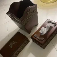 سطل و جا دستمال و جای کارد و چنگال