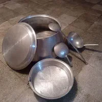 قزان کفگیربلندکوتاه ابگردان صافی سینی دم کنی نو۶ م