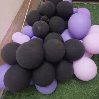 بادکنک بنفش مشکی، مناسب تم کرومی