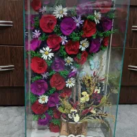 فروش باکس گل خشک طبیعی نو|گل مصنوعی|شیراز, زرهی|دیوار
