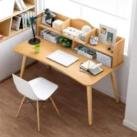 میز تحریر پایه مخروطی کتابخانه دار مدل AZAR