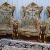 مبل سلطنتی 9نفره|مبلمان خانگی و میز عسلی|شاهرود (اردبیل), |دیوار