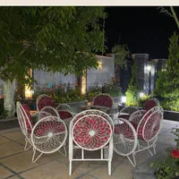 صندلی باغی فلزی 6 نفره