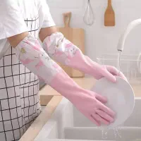 دستکش ظرفشویی خارجی ساق بلند 45سانتی