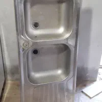 سینک ظرفشویی استیل البرز و کابینت فلزی گالوانیزه|مصالح و تجهیزات ساختمان|کلاچای, |دیوار