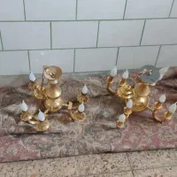 ۴ عدد لوستر تمیز|لوستر و چراغ آویز|کرمان, |دیوار