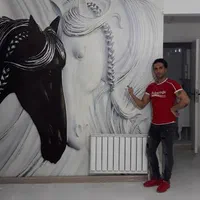 نصب کاغذ دیواری .پوستر .نقاشی ساختمان|خدمات پیشه و مهارت|تهران, یافت آباد جنوبی|دیوار