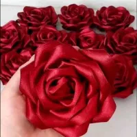 گل های روبانی خاص|گل مصنوعی|زرند, |دیوار