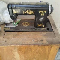 چرخ خیاطی قدیمی فای فای آلمان همراه میز فابریک