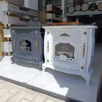 بخاری حصیری پایه دار شومینه ای عمده و تک