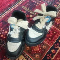 کفش کودک مشکی کرم