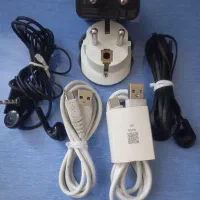 شارژر و هدفون اورجینال سامسونگ درحدنو