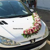ماشین عروس و خدمات گل آرایی|گل مصنوعی|بهار, |دیوار