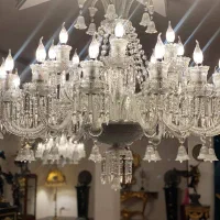 یک جفت لوستر سقفی برنز  و۳عددلوستر کریستال|لوستر و چراغ آویز|تهران, تهرانپارس جنوبی|دیوار