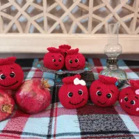 انار بافتنی|صنایع دستی و سایر لوازم تزئینی|کاشان, شهرک خاتم الانبیا (مسکن ملی کاشان)|دیوار