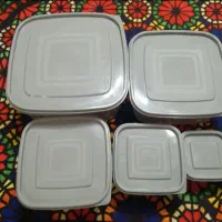 ظروف پنج تیکه|ظروف نگهدارنده، پلاستیکی، یک‌بارمصرف|قم, حنیف نژاد|دیوار