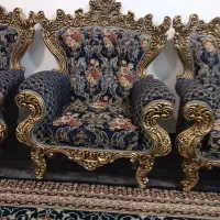 مبل سلطنتی ۹نفره با عسلی|مبلمان خانگی و میز عسلی|مشگین شهر, |دیوار