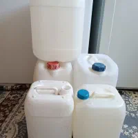 دبه ۲۰و۱۰لیتری نو و بطری نوشابه