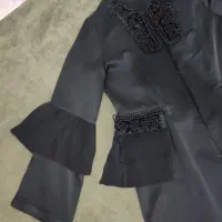 مانتو مشکی بلند