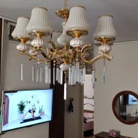 لوستر ۸ شاخه با ضمانت رنگ
