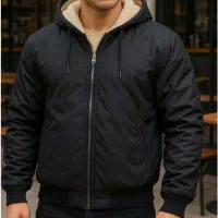 کاپشن مردانه مشکی داخل خز مدل adidas|لباس|بم, |دیوار