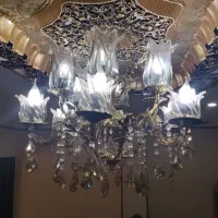 لوستر جنس برنجی درحد نو سالم|لوستر و چراغ آویز|تهران, چیتگر شمالی|دیوار