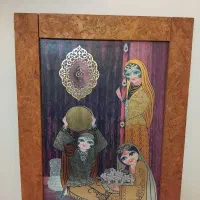 تابلو سنتی منبت کاری شده