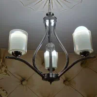 سه عدد لوستر با دیوارکوب