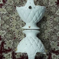 گلدان سرامیکی سفید نو