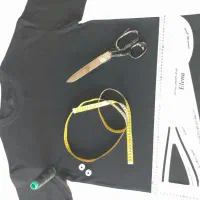 تیشرت با پارچه ماکان بیسیک دوخت مزونی