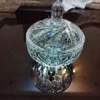 آجیل خوری میوه خوری پایه دار کریستال