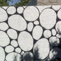 سیمانکاری طرح سنگ ونمای ویلای