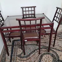 میز ناهار خوری ۴ نفره|میز و صندلی غذاخوری|اصفهان, لاله|دیوار