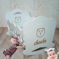 گهواره نوزادی مدل صدفی