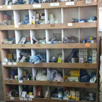 قفسه چوبی مخصوص  لوازم یدکی کشویی