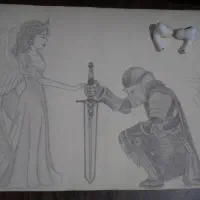 سفارش نقاشی چهره سیاه قلم