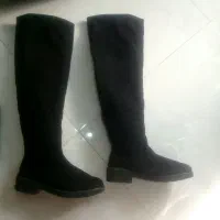 بوت ساق بلندمخمل و کالج زنانه