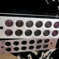 قالب رژلب سازی 12تایی فلزی پولیش خورده