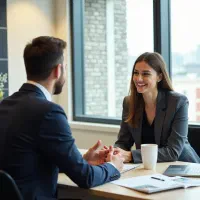 همکار خانم در زمینه املاک به صورت آنلاین