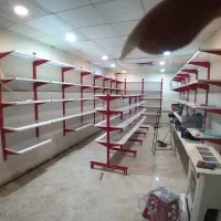 قفسه سوپری سفید قرمز|فروشگاه و مغازه|دلیجان, |دیوار