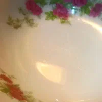 ۳عدد میوه خوری ۲عدد  دیس بیضی شکل گل سرخی قدیمی|ظروف سرو و پذیرایی|تهران, ائمه اطهار|دیوار