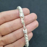 دستبند نقره مردانه ایتالیایی مدل فرانکو عیار ۹۲۵|جواهرات|تهران, گیشا|دیوار