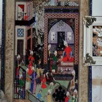 فرش ابریشم ماشینی