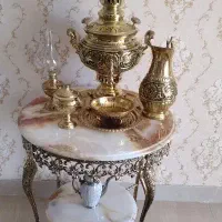 میز و سماور برنج اصل