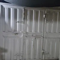 درب حیاط آهنی رنگ سفید|مصالح و تجهیزات ساختمان|بوشهر, |دیوار