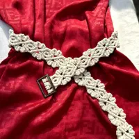 کمربند زنانه مکرومه