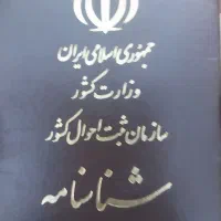 شناسنامه ب اسم خانم نصر الله زاده پیدا کردم