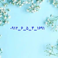 خط ۰۹۱۲ کد ۶ پله ای بدون زنگ خور فروش فوری