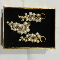 نیم ست انگوری مروارید طبیعی کادویی